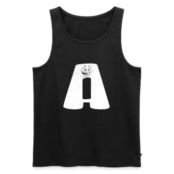 AI Robotics - AI Artificial Intelligence - Men's Premium Organic Tank Top - black - Front - Michal (187cm)