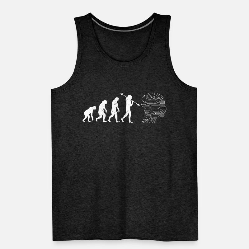AI Evolution - Funny Artificial Intelligence Männer Premium Bio Tank Top