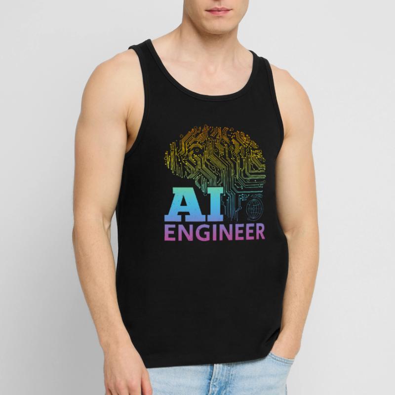 AI Engineer - Ai Artificial Intelligence Machine L Men's Premium Organic Tank Top