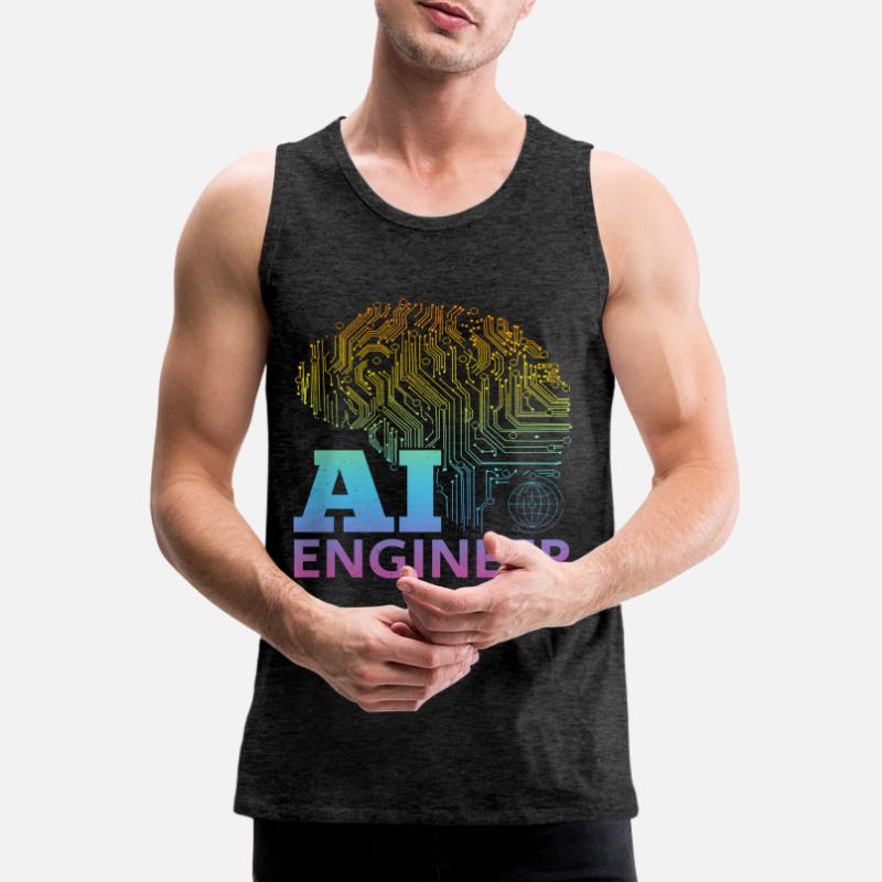 AI Engineer - Ai Artificial Intelligence Machine L Männer Premium Bio Tank Top