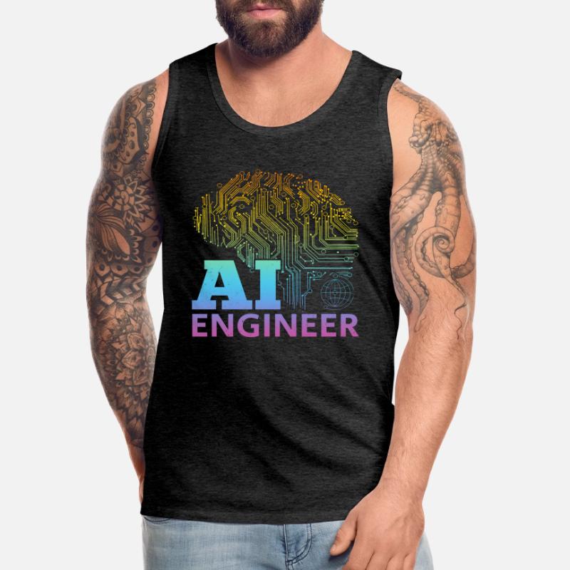 AI Engineer - Ai Artificial Intelligence Machine L Männer Premium Bio Tank Top