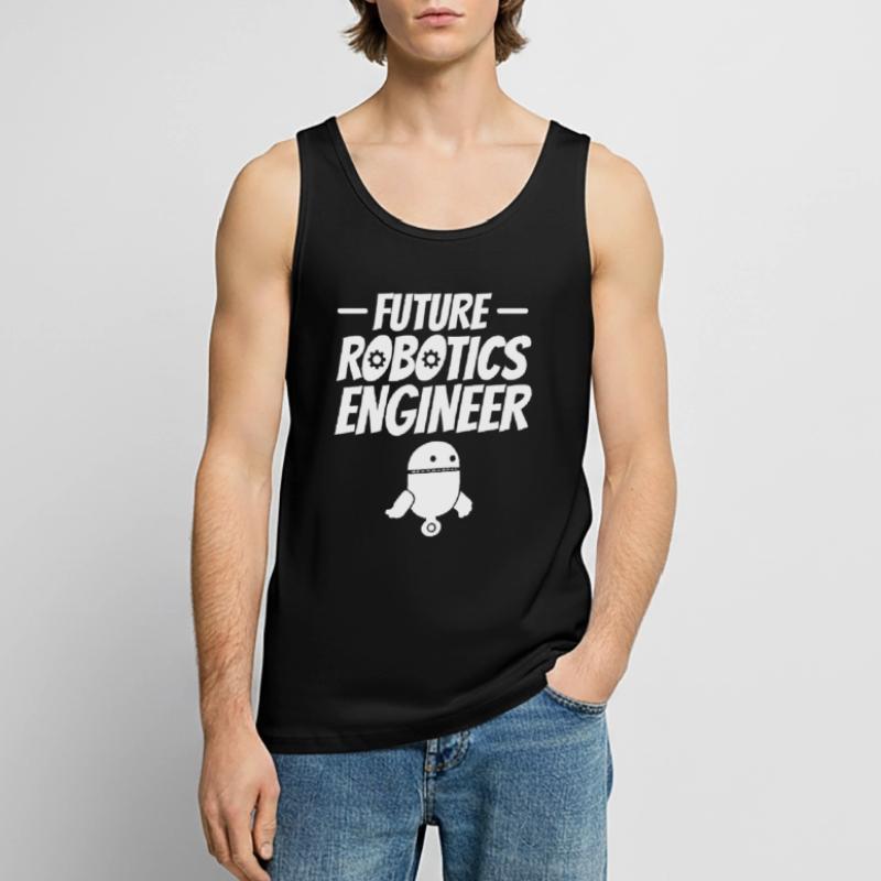 Future Robotics Engineer - Machine Learning AI Rob Men's Premium Organic Tank Top