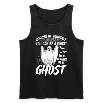 Soyez toujours vous-même, sauf si vous pouvez être un fantôme - Hal - Débardeur bio Premium Homme - noir - Devant - AI Model Male 178 light (178cm)