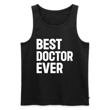 Hospital Doctor - Best Doctor Ever - Männer Premium Bio Tank Top - Schwarz - Vorne - AI Model Male 178 light (178cm)