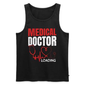 Medicine Student Medicine Doctor - Medical Doctor - Männer Premium Bio Tank Top - Schwarz - Vorne - AI Model Male 178 light (178cm)
