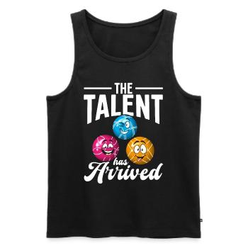 The Talent Has Arrived - Boccia Balls Bocce Ball P - Männer Premium Bio Tank Top - Schwarz - Vorne - Michal (187cm)