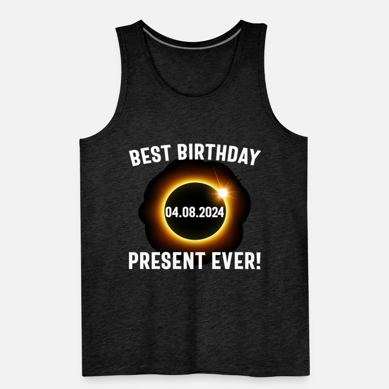 Solar Eclipse - Explore the Darkness Men's Premium Organic Tank Top