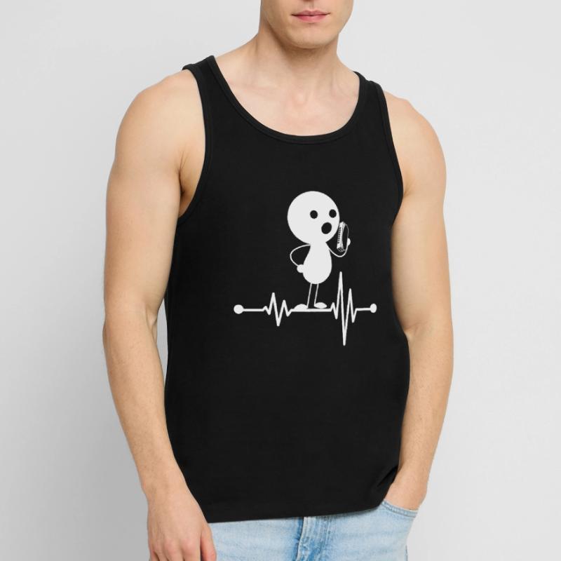 Harmonica Musician Harmonica Player Harmonica Hear Männer Premium Bio Tank Top