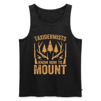 Präparatoren erwecken totes zum Leben - Männer Premium Bio Tank Top - Schwarz - Vorne - Michal (187cm)