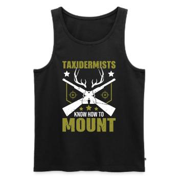 Präparatoren erwecken totes zum Leben - Männer Premium Bio Tank Top - Schwarz - Vorne - Michal (187cm)
