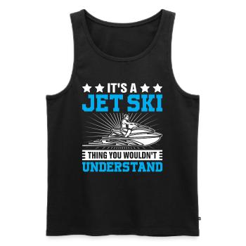 It's a jet ski thing you wouldn't understand - Jets - Men's Premium Organic Tank Top - black - Front - Michal (187cm)