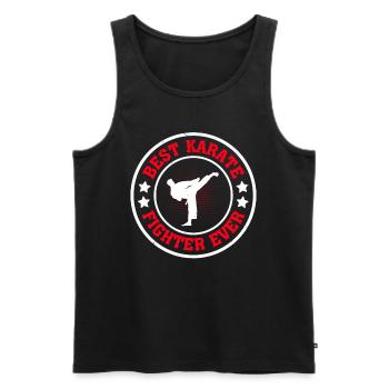 Meilleur combattant de karaté de tous les temps - Karate Martial Arts - Débardeur bio Premium Homme - noir - Devant - Michal (187cm)