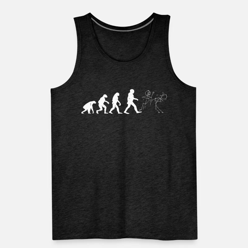 Funny Karate Evolution Männer Premium Bio Tank Top