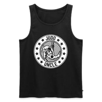Judo Oncle Judo combattant Judo Arts Martiaux Judoka U - Débardeur bio Premium Homme - noir - Devant - Michal (187cm)