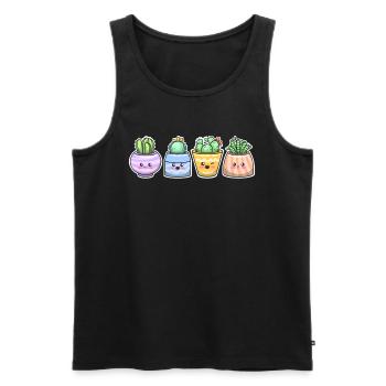 Gardening Gardener Hobby Gardener Landscaper - Men's Premium Organic Tank Top - black - Front - Michal (187cm)