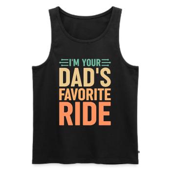 Liebstes Gefährt deines Vater - Männer Premium Bio Tank Top - Schwarz - Vorne - Michal (187cm)
