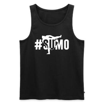 Sumo - #sumo - Sumo Martial Arts Japan Sumo Wrestl - Men's Premium Organic Tank Top - black - Front - AI Model Male 178 light (178cm)
