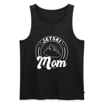 Jetski Mom Jetski Driver Jetski Mama Jetski - Männer Premium Bio Tank Top - Schwarz - Vorne - AI Model Male 178 light (178cm)