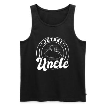 Jetski Uncle Jetski Driver Jetski Uncle Jetski - Männer Premium Bio Tank Top - Schwarz - Vorne - Michal (187cm)