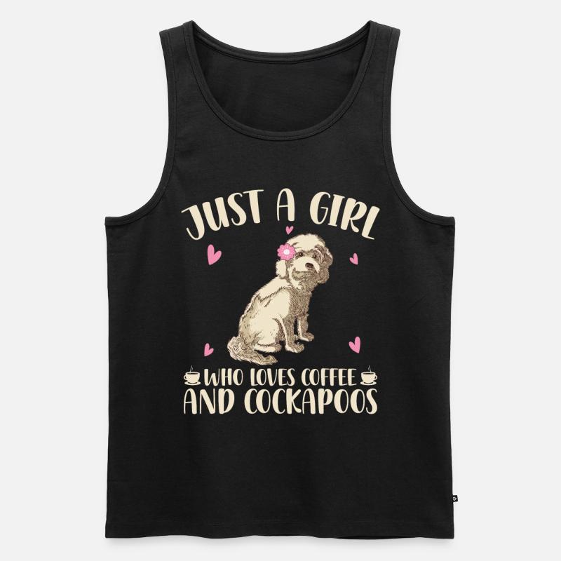 Cockapoo - Ekologisk premium tanktopp herr - svart