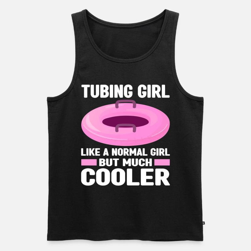 Rafting - Männer Premium Bio Tank Top - Schwarz