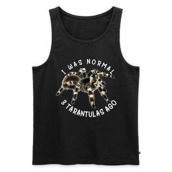 Tarantula Spiders Pet Tarantulas Collector - Men's Premium Organic Tank Top - black - Front - AI Model Male 178 light (178cm)