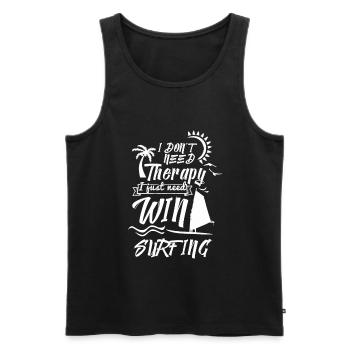 Windsurfen Windsurfing Surfer Geschenk Windsurfer - Männer Premium Bio Tank Top - Schwarz - Vorne - AI Model Male 178 light (178cm)
