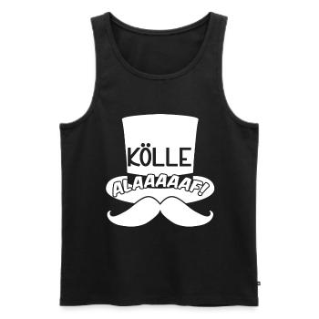 Carnival Karneval Fasching Fastnacht Rosenmontag - Männer Premium Bio Tank Top - Schwarz - Vorne - AI Model Male 178 light (178cm)