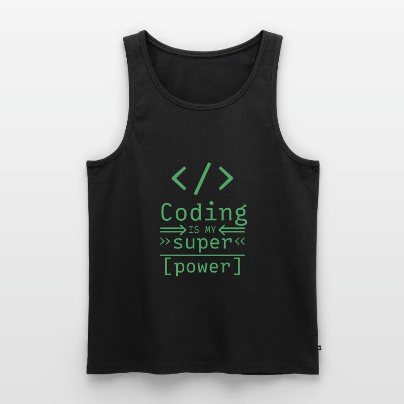 Programmieren Software Programmierer Code Coder Männer Premium Bio Tank Top