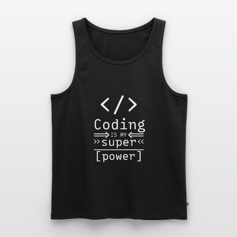 Software Coding Hacker Programmieren Programmierer Männer Premium Bio Tank Top