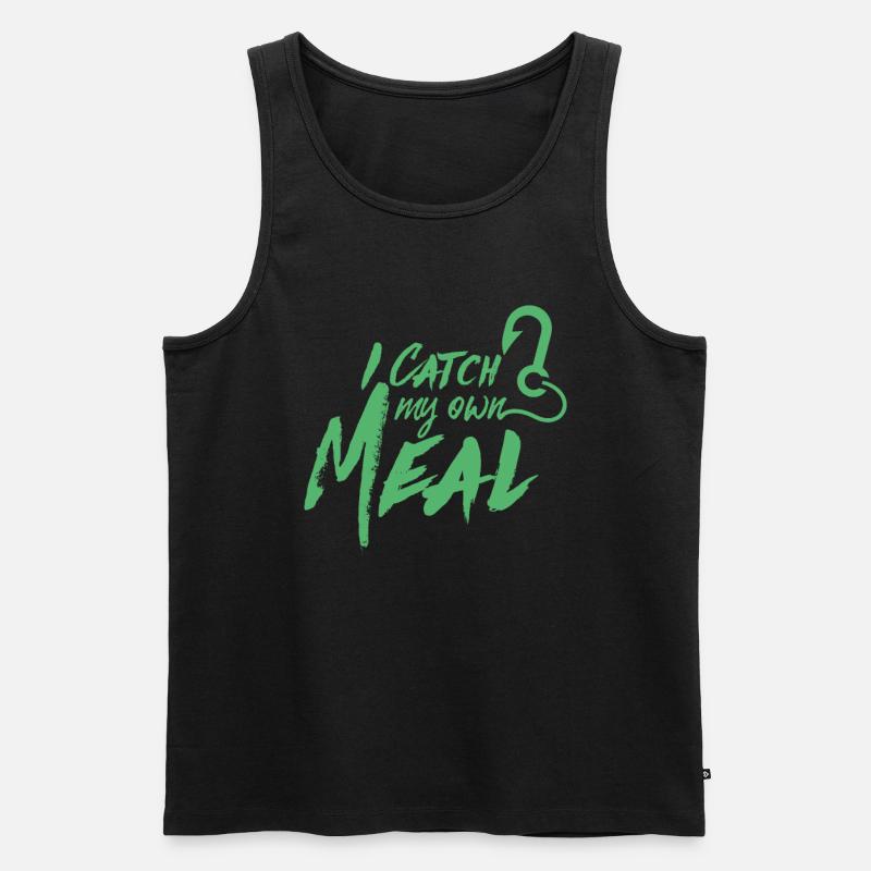 Fischer - Männer Premium Bio Tank Top - Schwarz