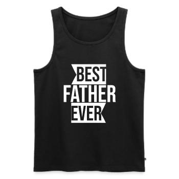 Vatertag - Männer Premium Bio Tank Top - Schwarz - Vorne - Michal (187cm)