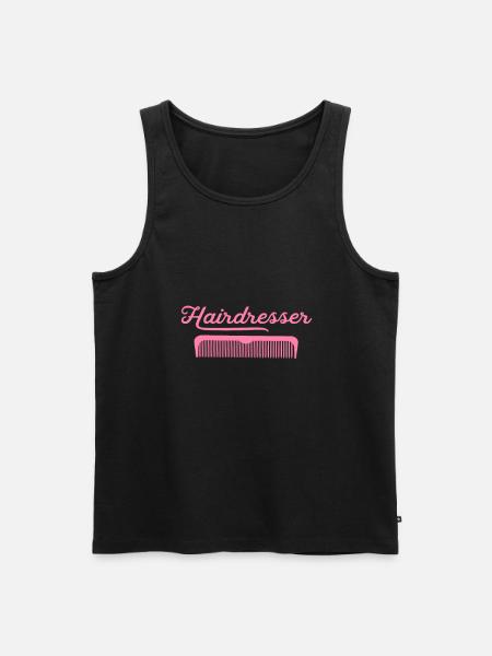 Friseuse Friseuse Friseuse Friseuse - Männer Premium Bio Tank Top - Schwarz