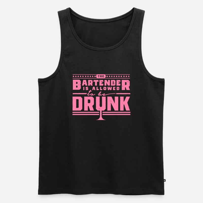 Bartender Bartender Bartender Bartender Bartender - Men's Premium Organic Tank Top - black
