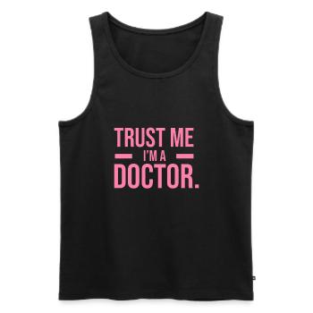 Arzt Krankenhaus Ärztin Mama Doktorin - Männer Premium Bio Tank Top - Schwarz - Vorne - AI Model Male 178 light (178cm)