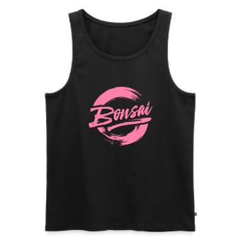 Bonsais Bonsai Gärtner Bonsai Baum Pflanze - Männer Premium Bio Tank Top - Schwarz - Vorne - Michal (187cm)