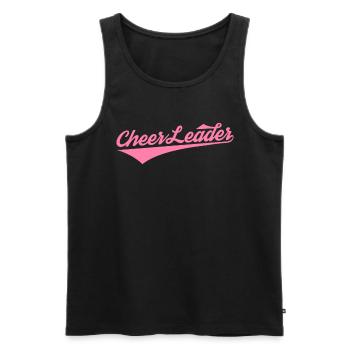 Cheerleading - Männer Premium Bio Tank Top - Schwarz - Vorne - Michal (187cm)