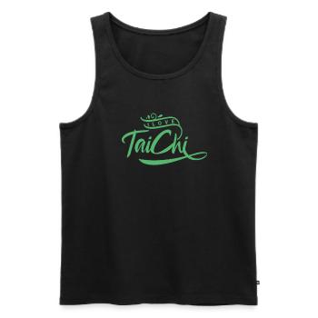 J'adore le tai chi - Débardeur bio Premium Homme - noir - Devant - Michal (187cm)