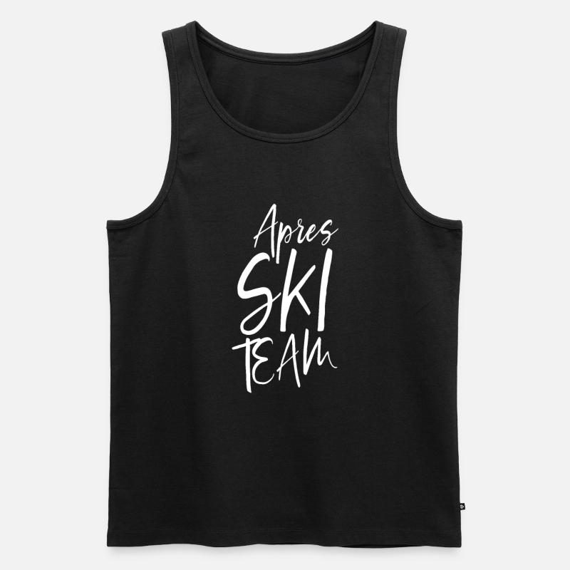 Apres Ski Team - Männer Premium Bio Tank Top - Schwarz