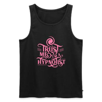 Team Hypnotiseur Hypnose Hypnotisieren Hypnotisch - Männer Premium Bio Tank Top - Schwarz - Vorne - AI Model Male 178 light (178cm)