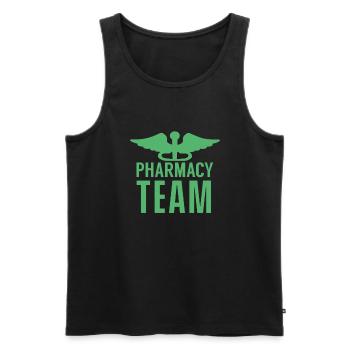 Team Medizin Apotheker Apothekerin Apotheke - Men's Premium Organic Tank Top - black - Front - Michal (187cm)