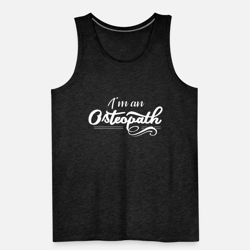 Osteopath Osteopathy Osteopath Practice Team Men's Premium Organic Tank Top