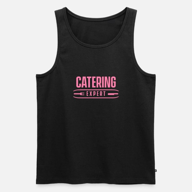 Catering Experte - Männer Premium Bio Tank Top - Schwarz