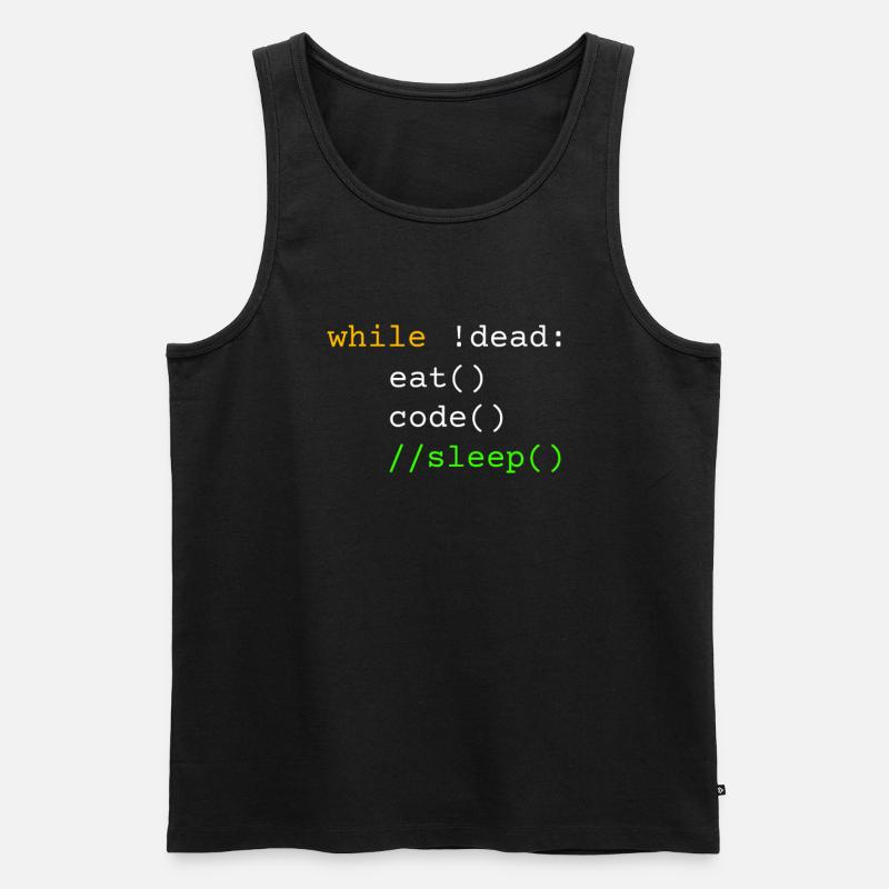 Programmierer Geschenk - Männer Premium Bio Tank Top - Schwarz