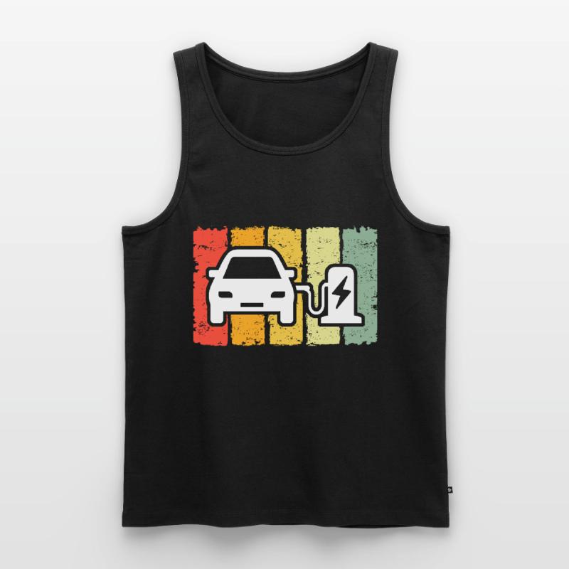 Eauto E-Auto Ecar E-Car Männer Premium Bio Tank Top