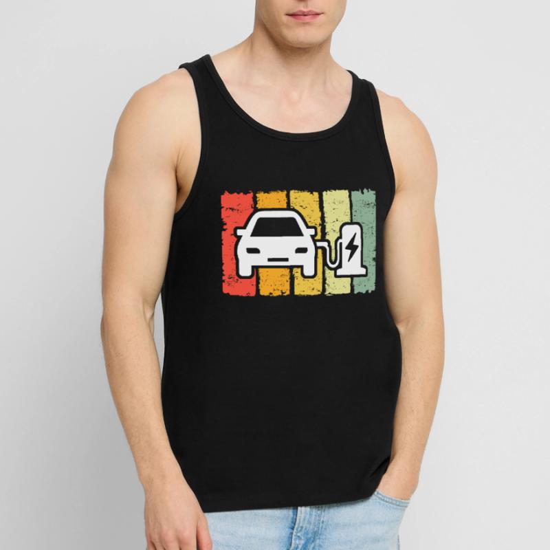 Eauto E-Auto Ecar E-Car Männer Premium Bio Tank Top