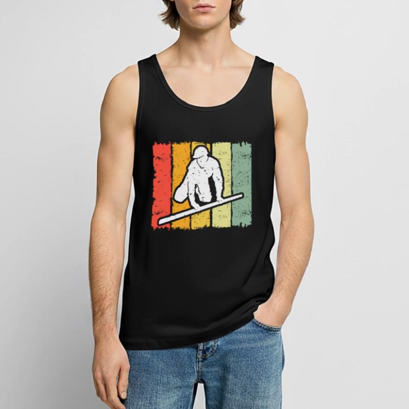 Screed layer Occupation Floor layer Construction worker Screed Men's Premium Organic Tank Top