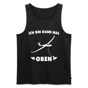Segelfliegen Segelflugzeug Segelflug - Männer Premium Bio Tank Top - Schwarz - Vorne - Michal (187cm)
