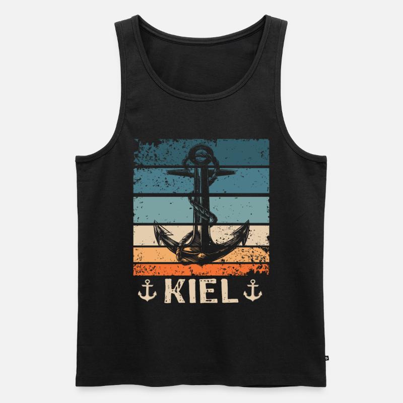 Kiel Disant Kiel Souvenir - Débardeur bio Premium Homme - noir