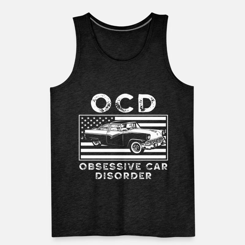 OCD obsessive car dissorder Men's Premium Organic Tank Top